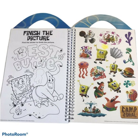 Nickelodeon The Spongebob Movie Sticker Travel Book - Picture 8 of 12